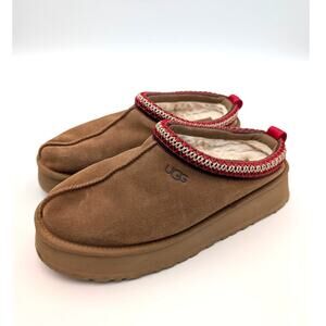 UGG Tazz Platform Clog Slipper Round Toe Women's Brown Size US10 EU41